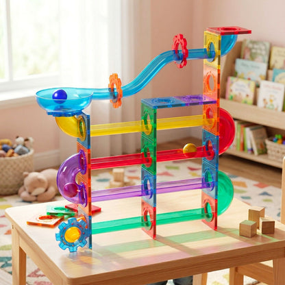 Tile Tek 95 Piece Ball Run Set