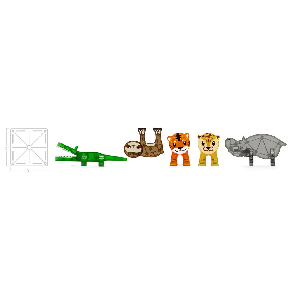 Magna Tiles Jungle Animals - 25 Piece Set