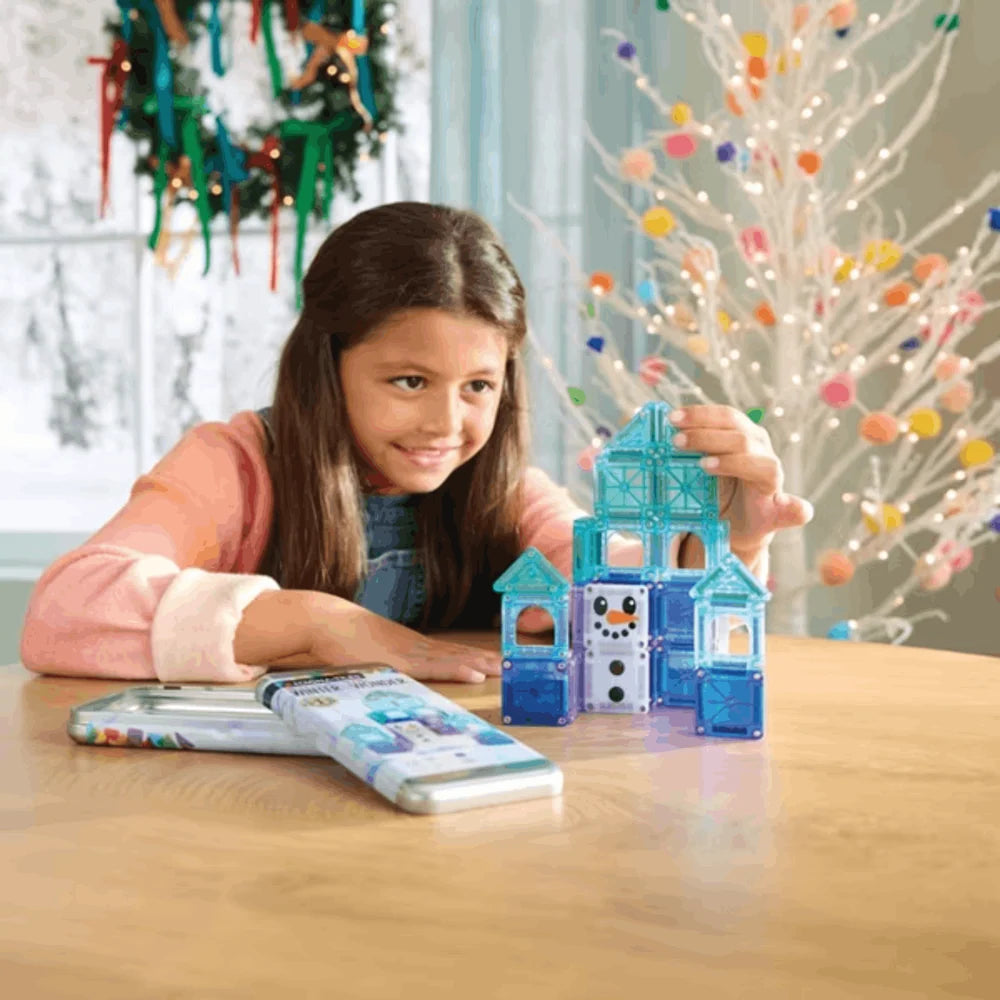 Magna Tiles microMAGS Winter Wonder Travel Set