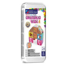 Magna Tiles microMAGS Gingerbread House Travel Set 24 Piece Set