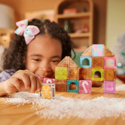 Magna Tiles microMAGS Gingerbread House 24 Piece Set