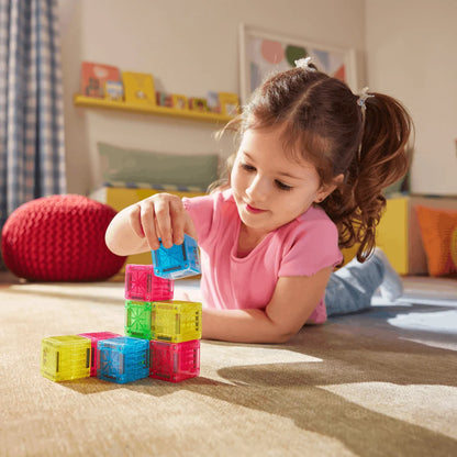 Magna Tiles microMAGS Cubes 9 Piece Magnetic Set