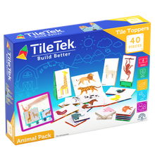 Tile Tek 40 Piece Tile Topper - Animal Pack