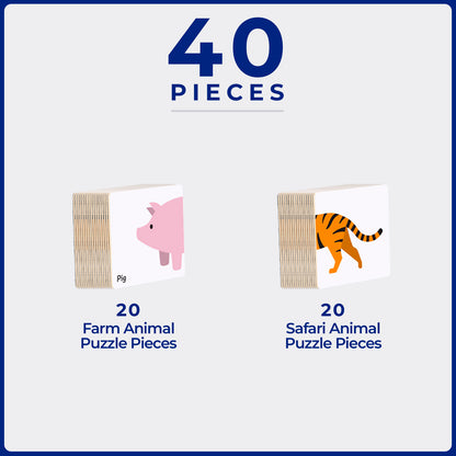 Tile Tek 40 Piece Tile Topper - Animal Pack