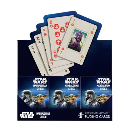 Waddingtons No. 1 Playing Cards Mandalorian and Grogu