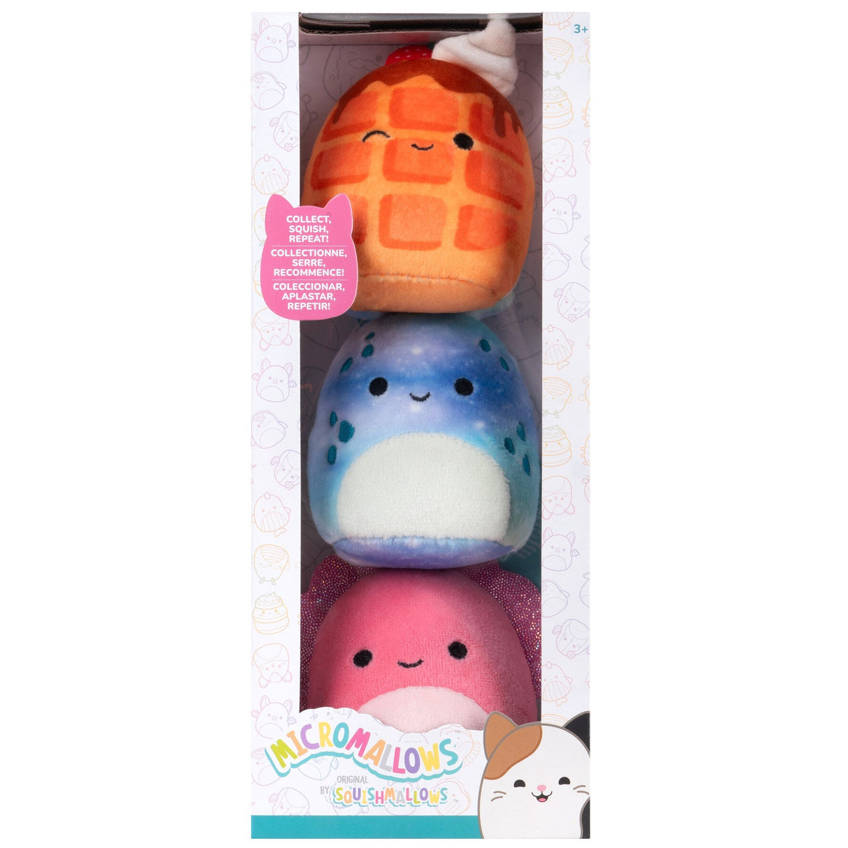 Squishmallows Micromallows 2.5in 3 Pack Auggie Weaver Zinx