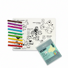 White Smoke HeyDoodle My First Counting Colouring & Doodle Mat, 40x30cm Kids Colouring Books