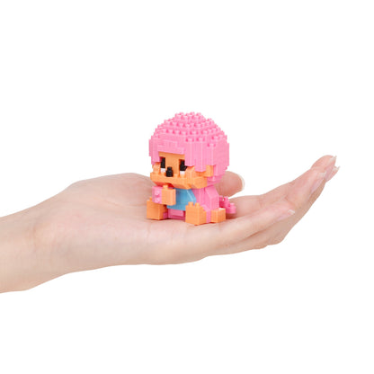 Nanoblock Monchhichi Kun Taffy Pink