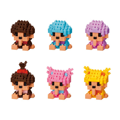Nanoblock Mininano Monchhichi 6 Designs Box