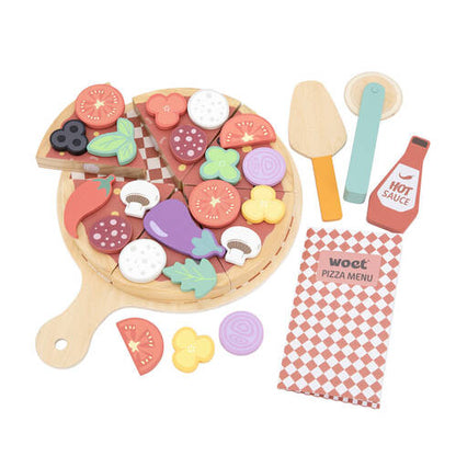 New Classic Toys Pizza Play Food Set