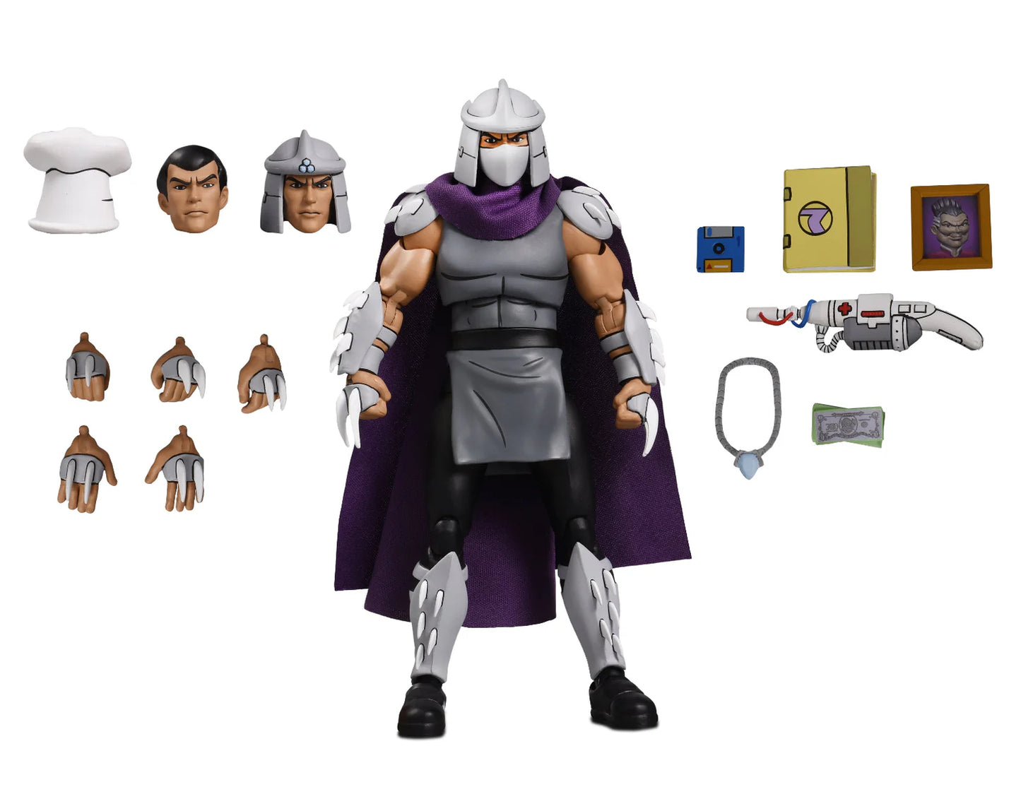 TMNT (Cartoon) Ultimate Shredder Classic Colours 7" Scale Action Figure