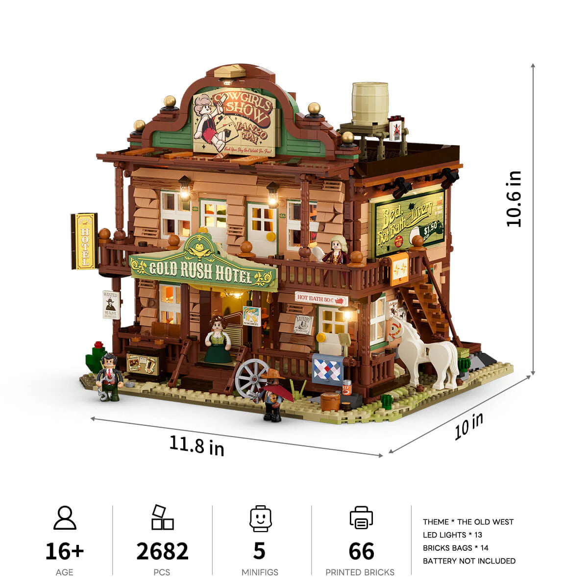 PRE-ORDER | Lumibricks Old West Inn