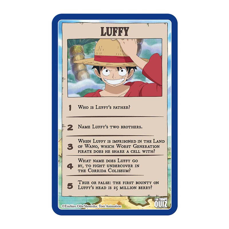Top Trumps Quiz One Piece