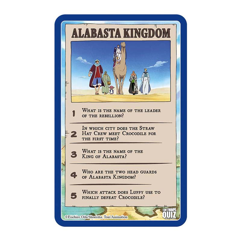 Top Trumps Quiz One Piece