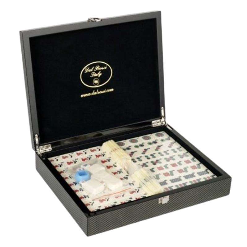 Dal Rossi Italy, Mahjong 29cm in Carbon Fibre Finish Case