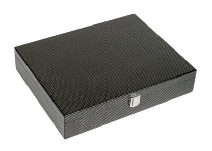 Dal Rossi Italy, Mahjong 29cm in Carbon Fibre Finish Case