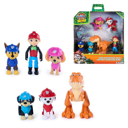 Paw Patrol The Dino Movie Dino Adventure Team Figure Pack