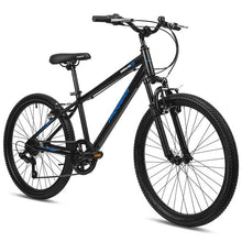 Progear DuraLite 24" Boys 7 Speed Bike Obsidian