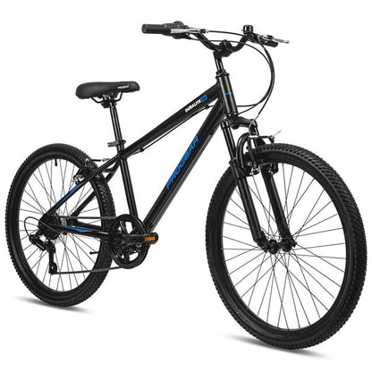 Progear DuraLite 24" Boys 7 Speed Bike Obsidian
