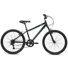 Progear DuraLite 24" Boys 7 Speed Bike Obsidian