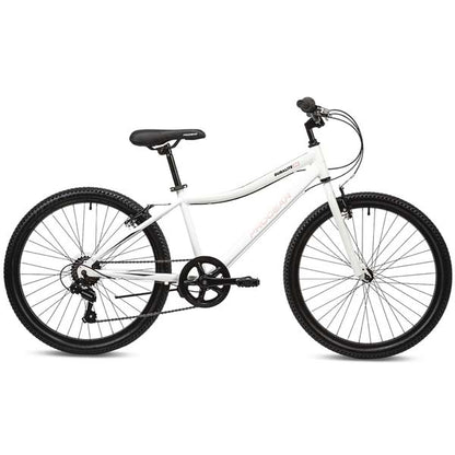 Progear DuraLite 24" Girls 7 Speed Bike Pearl White
