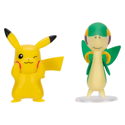 Pokemon 2in Battle Figure Gen IX Pikachu Snivy