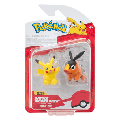 Pokemon 2in Battle Figure Gen IX Pikachu Tepig