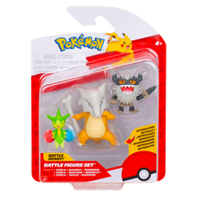 Pokemon Battle Figure 3 Pack Marowak Roselia Perrserker