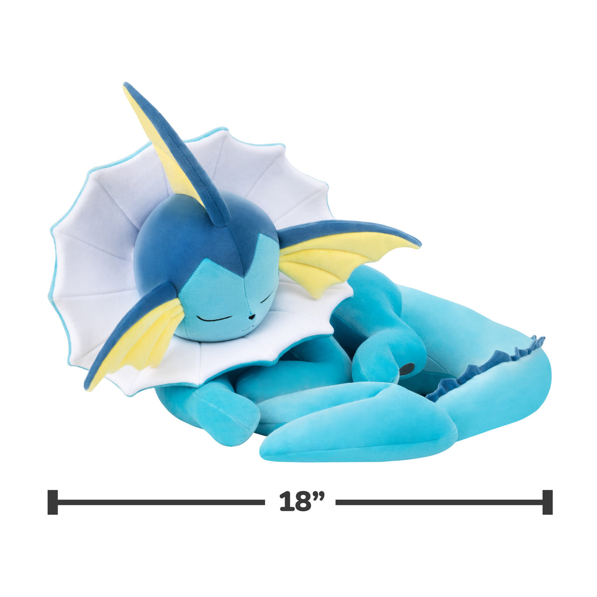 Pokemon 18" Sleeping Plush Vaporeon