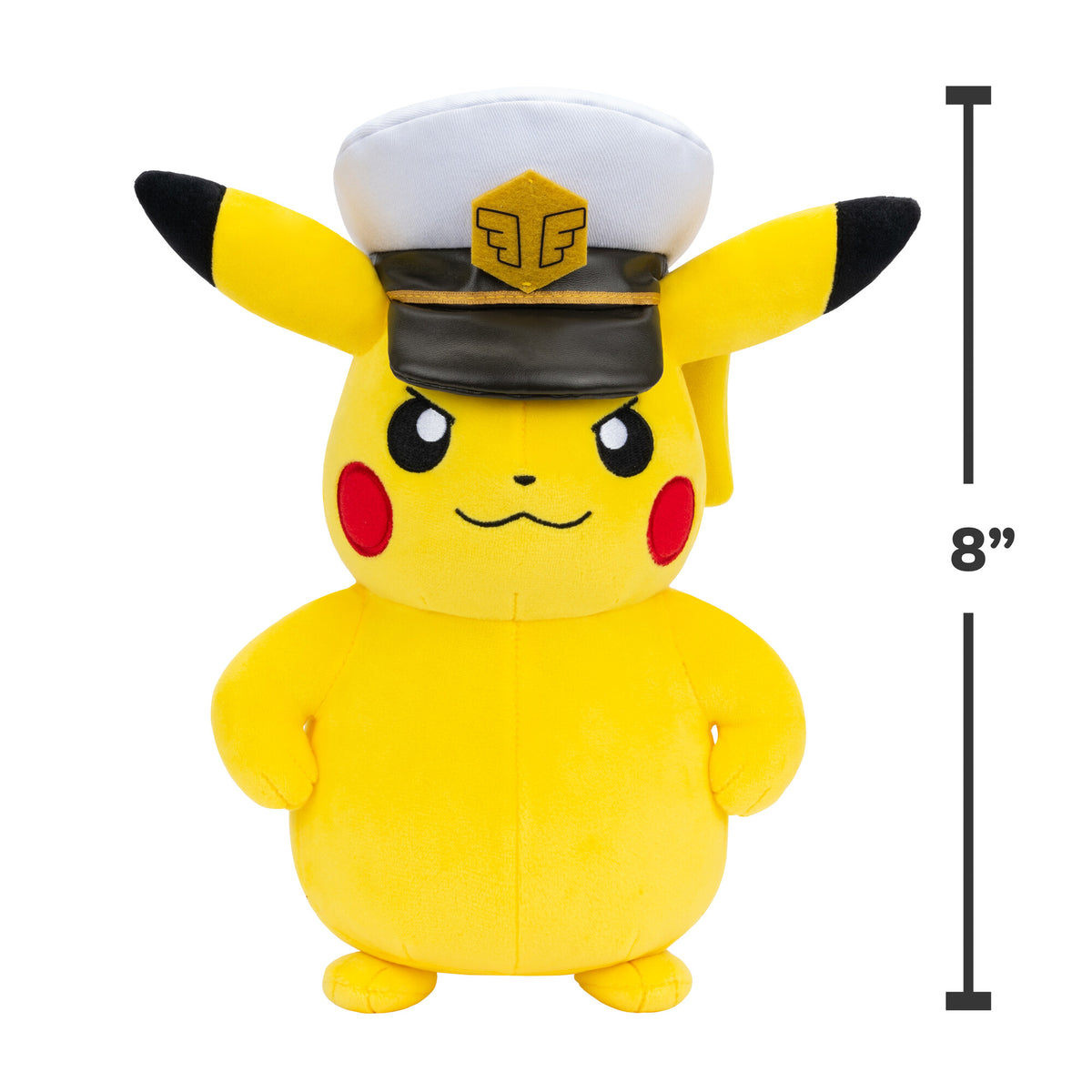 Pokemon 8" Plush Captain Pikachu #1