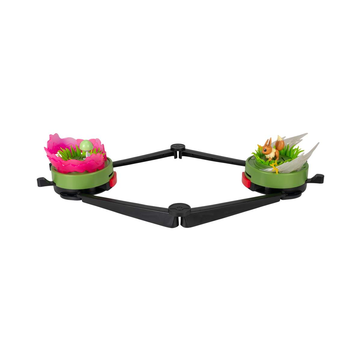 Pokemon Battle Disc Showdown Game Eevee VS Ralts