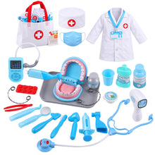 Keezi Kids Doctor Play Set Pretend Dentist Play Set Toy Medical Kits 30PCS