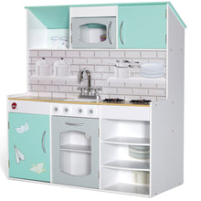 Plum Peppermint Townhouse 2-in-1 Wooden Kitchen & Dolls House