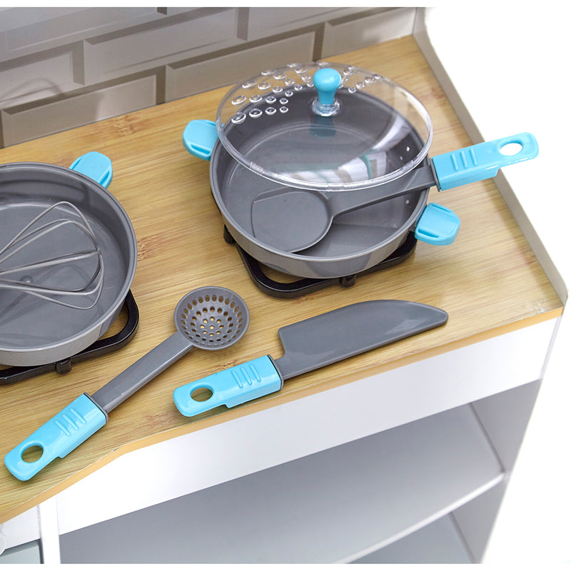 Plum Peppermint Townhouse 2-in-1 Wooden Kitchen & Dolls House