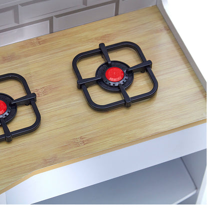 Plum Peppermint Townhouse 2-in-1 Wooden Kitchen & Dolls House