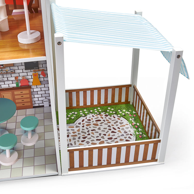 Plum Shorehouse Wooden Dolls House