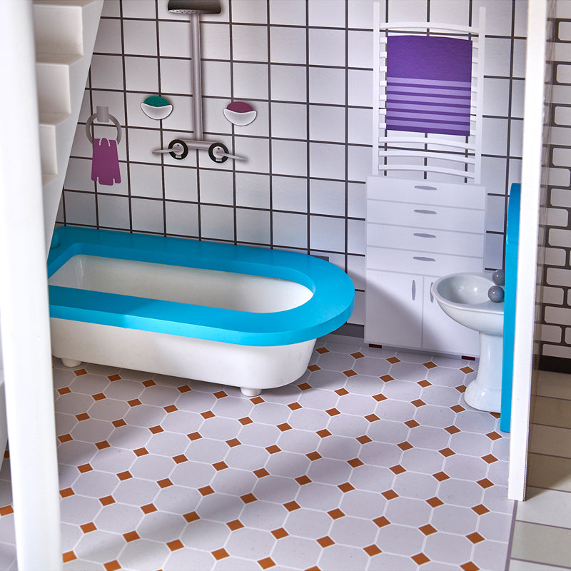 Plum Shorehouse Wooden Dolls House