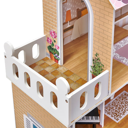 Plum Shorehouse Wooden Dolls House