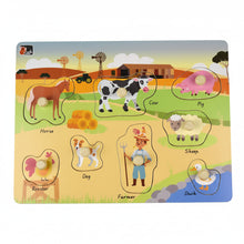 Australian Farm Peg 2 in 1 Puzzle