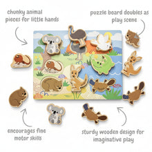 Bush Buddies Australian Animals Wooden Chunky Puzzle