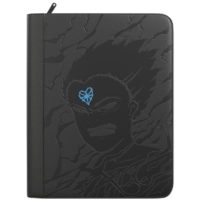 Palms Off Gaming Limited Edition Mega Capacity 9 Pocket Zip Binder POG X Alpha Wolf
