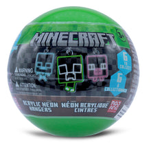 Minecraft Acrylic Hangers in capsules