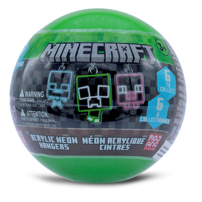 Minecraft Acrylic Hangers in capsules
