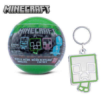 Minecraft Acrylic Hangers in capsules