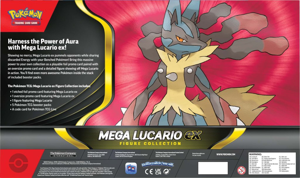Pokémon TCG Mega Lucario ex Figure Collection