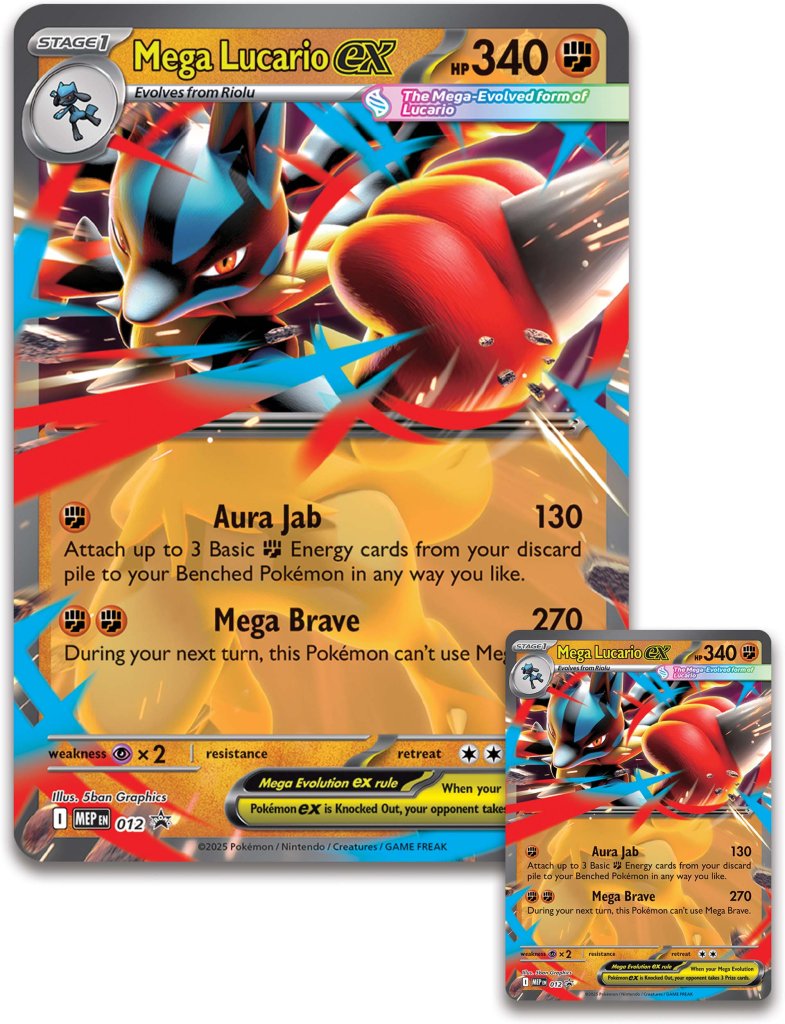 Pokémon TCG Mega Lucario ex Figure Collection