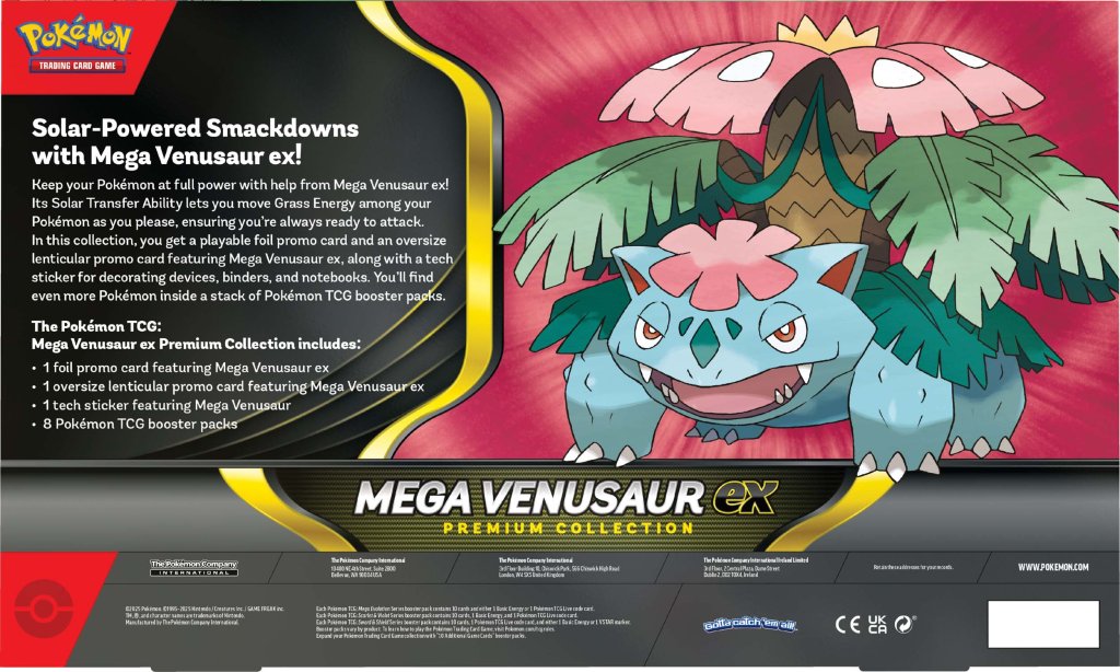 Pokémon TCG Mega Venusaur ex Premium Collection