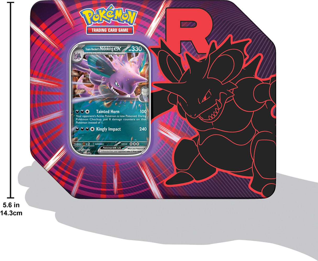 Pokemon TCG Team Rocket Tins Nidoking