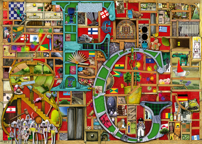 Ravensburger Awesome Alphabet F & G Puzzle 1000 piece
