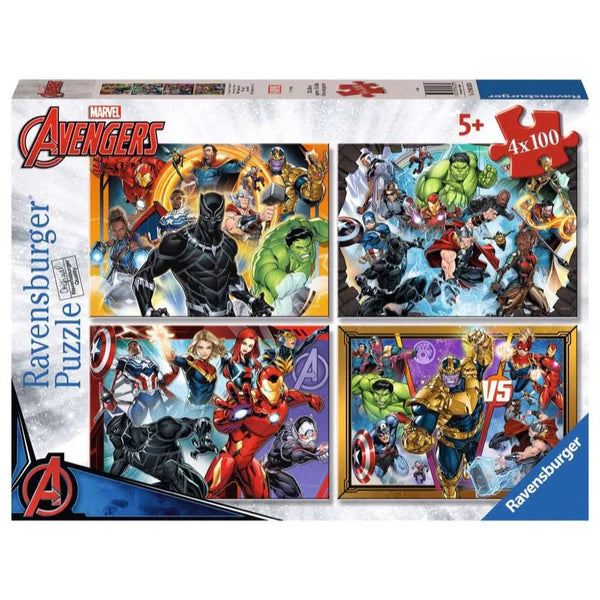 Ravensburger Disney Marvel Avengers Bumper Pack 4x100p